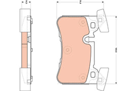 KIT PLAQUETTES TRW AR MERCEDES C E CLS 2008-->