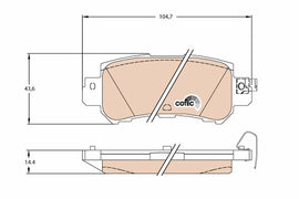 KIT PLAQUETTES AV MAZDA CX-3 & CX-5