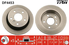 PAIRE DISQUE/FREIN: AR. MERCEDES A160