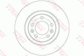 PAIRE DISQUE TRW : AR. PEUGEOT 508